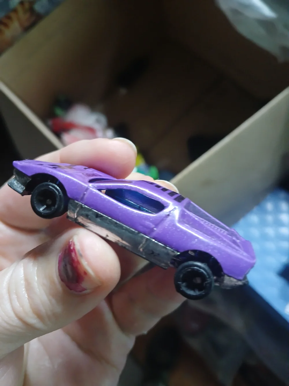 vintage Corgi Juniors Whizzwheels Bertone Carabo die-cast car from the 1970s or